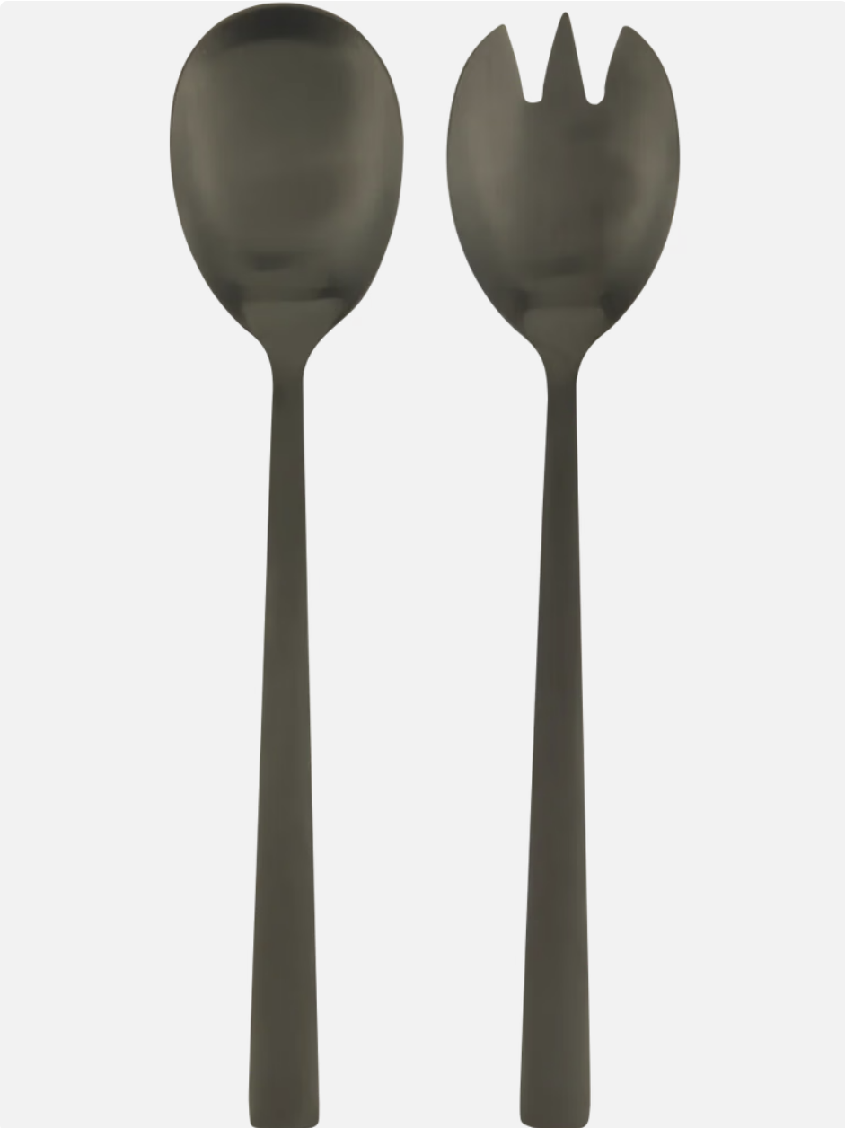 PEP Home 2-Piece Salad Server Set (Black)